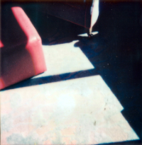 Polaroid photo of furniture